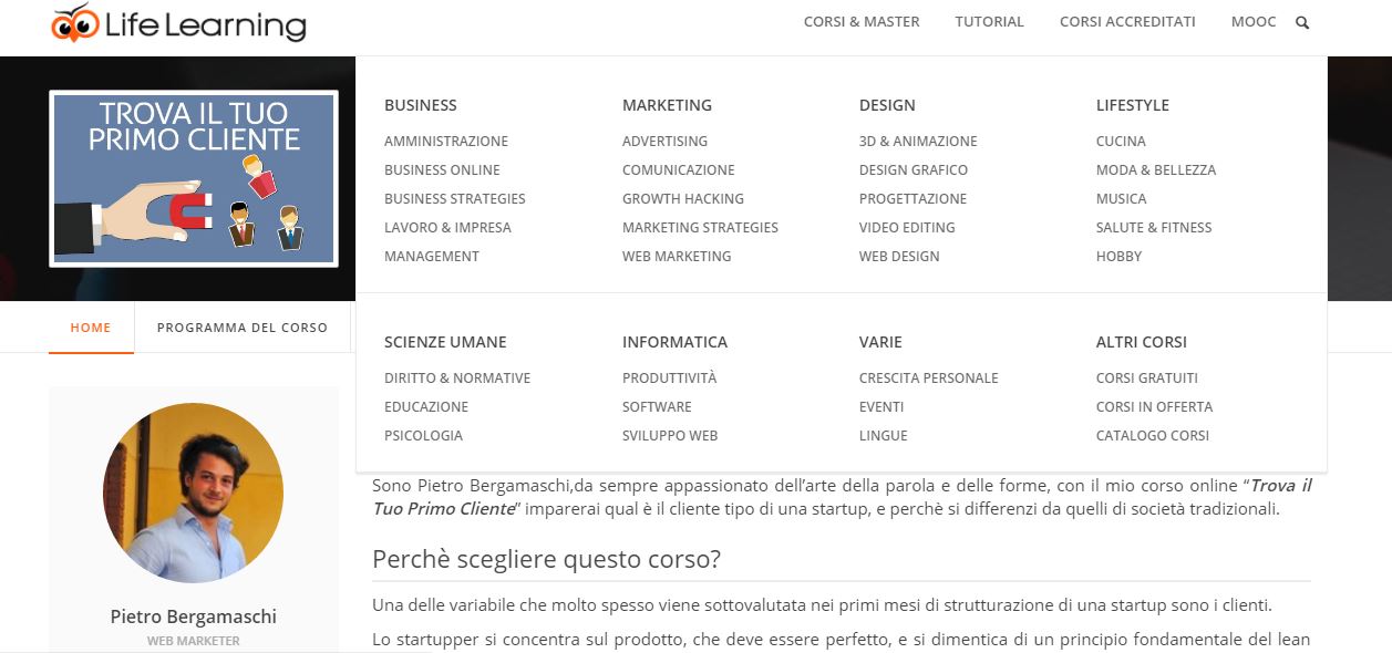 Corso Marketing per Startup - Giulianova Teramo