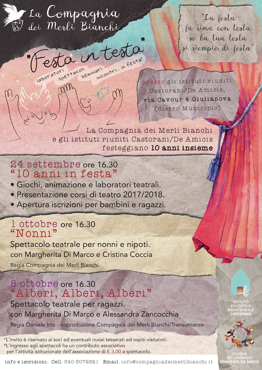 Teatro Ragazzi, tre domeniche di festa a Giulianova